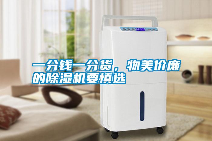 一分錢一分貨，物美價(jià)廉的除濕機(jī)要慎選