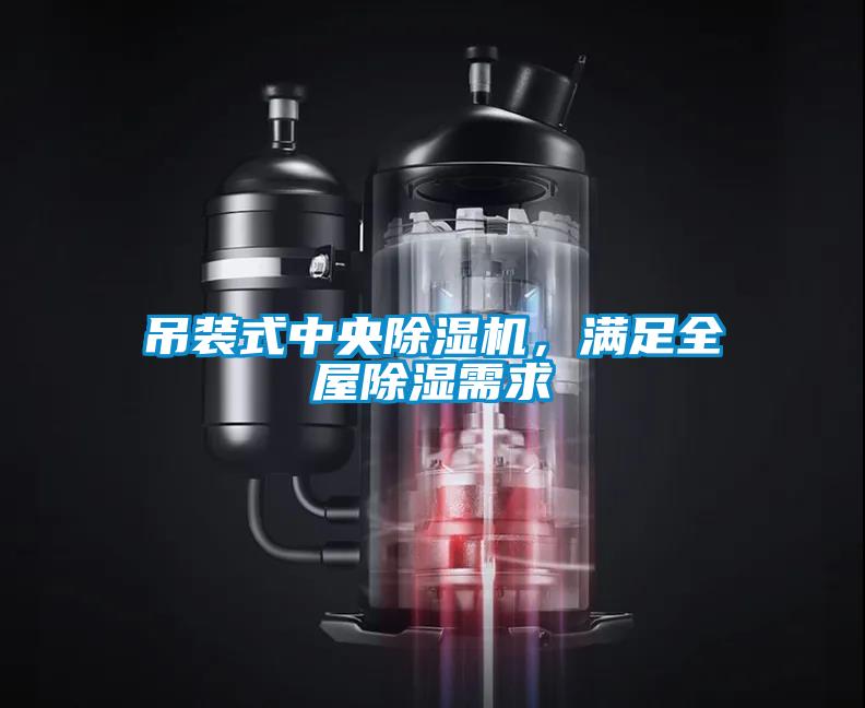 吊裝式中央除濕機，滿足全屋除濕需求