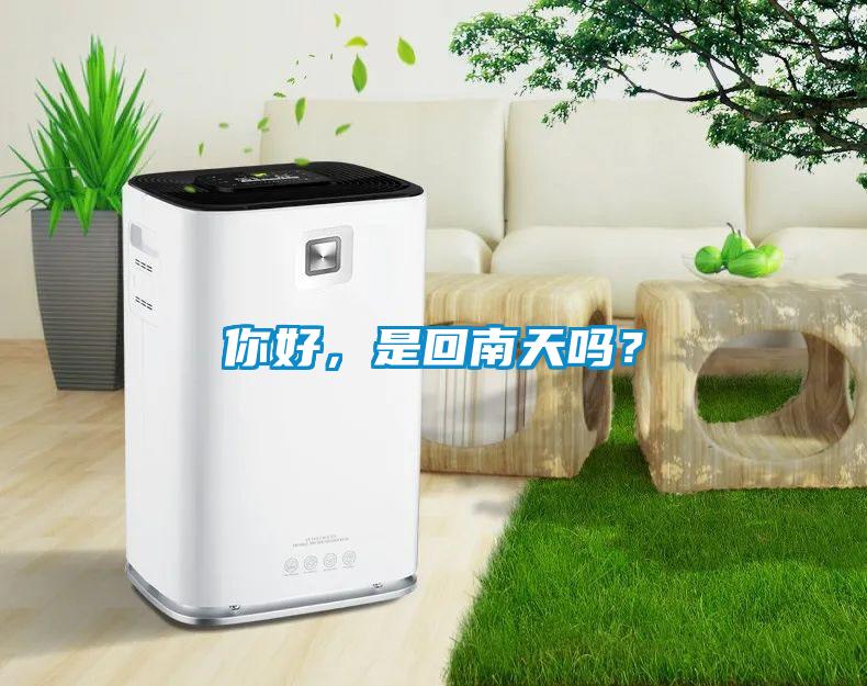 你好，是回南天嗎？
