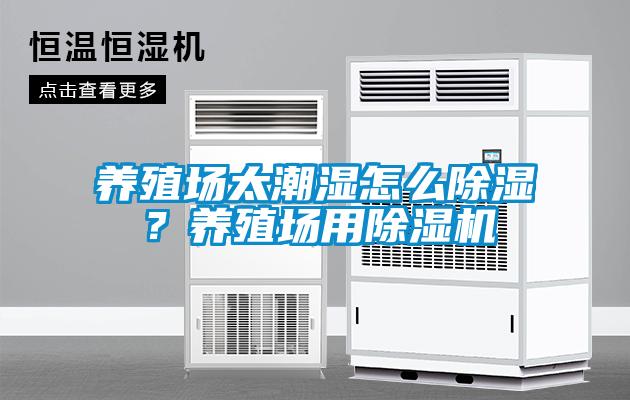 養(yǎng)殖場(chǎng)太潮濕怎么除濕？養(yǎng)殖場(chǎng)用除濕機(jī)