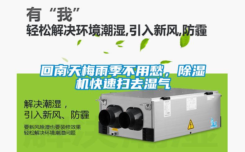 回南天梅雨季不用愁，除濕機(jī)快速掃去濕氣