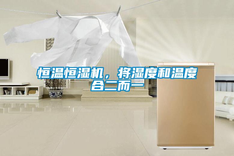恒溫恒濕機，將濕度和溫度合二而一