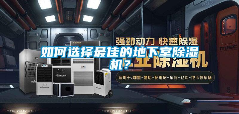 如何選擇最佳的地下室除濕機？
