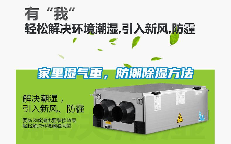 家里濕氣重，防潮除濕方法