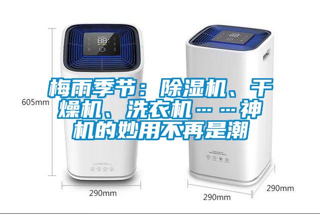 梅雨季節(jié)：除濕機(jī)、干燥機(jī)、洗衣機(jī)……神機(jī)的妙用不再是潮