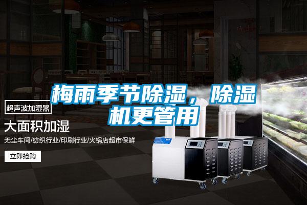 梅雨季節(jié)除濕，除濕機更管用