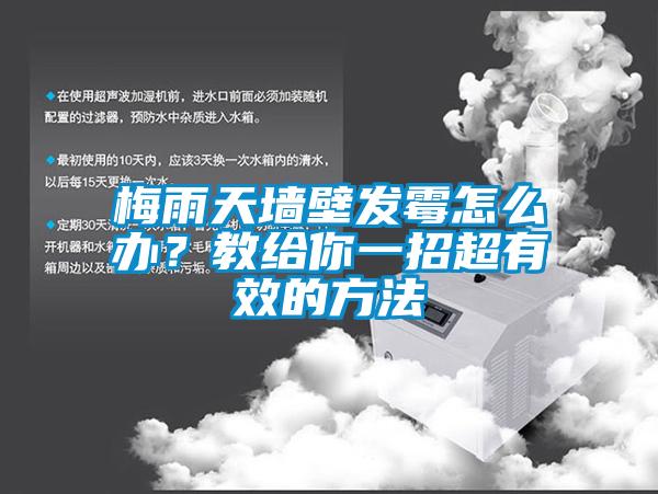 梅雨天墻壁發(fā)霉怎么辦？教給你一招超有效的方法