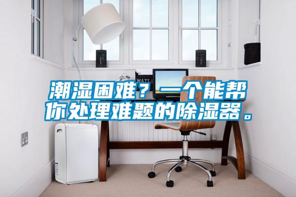 潮濕困難？一個能幫你處理難題的除濕器。