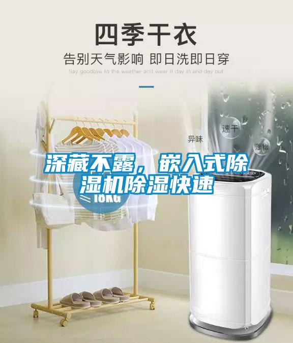深藏不露，嵌入式除濕機除濕快速