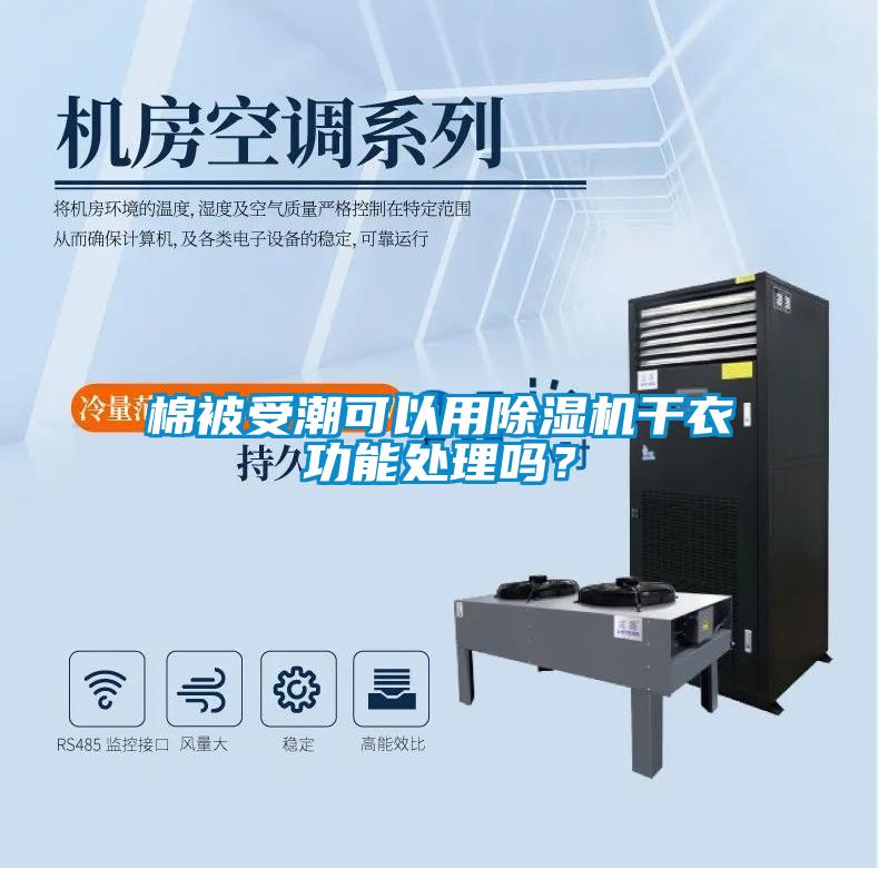 棉被受潮可以用除濕機干衣功能處理嗎？