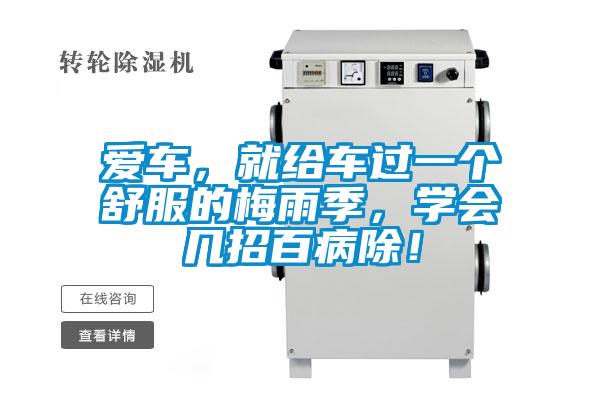 愛車，就給車過一個舒服的梅雨季，學(xué)會幾招百病除！