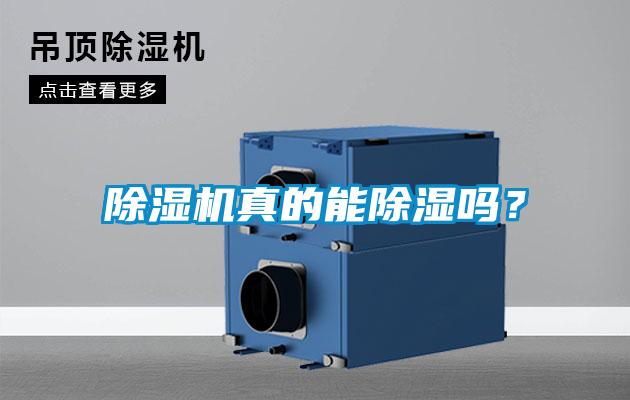 除濕機真的能除濕嗎？
