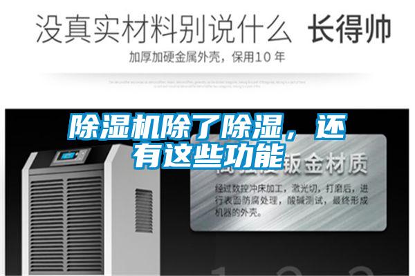 除濕機(jī)除了除濕，還有這些功能