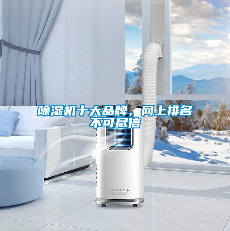 除濕機(jī)十大品牌，網(wǎng)上排名不可盡信