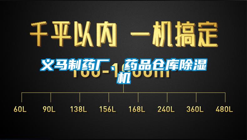 義馬制藥廠、藥品倉庫除濕機