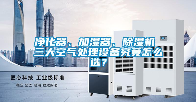 凈化器、加濕器、除濕機(jī) 三大空氣處理設(shè)備究竟怎么選？