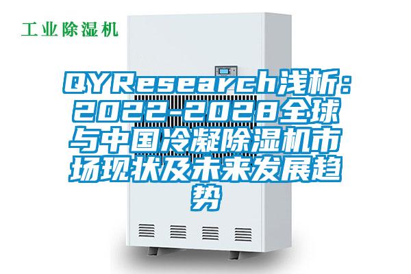QYResearch淺析：2022-2028全球與中國冷凝除濕機市場現(xiàn)狀及未來發(fā)展趨勢