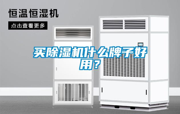 買除濕機(jī)什么牌子好用？