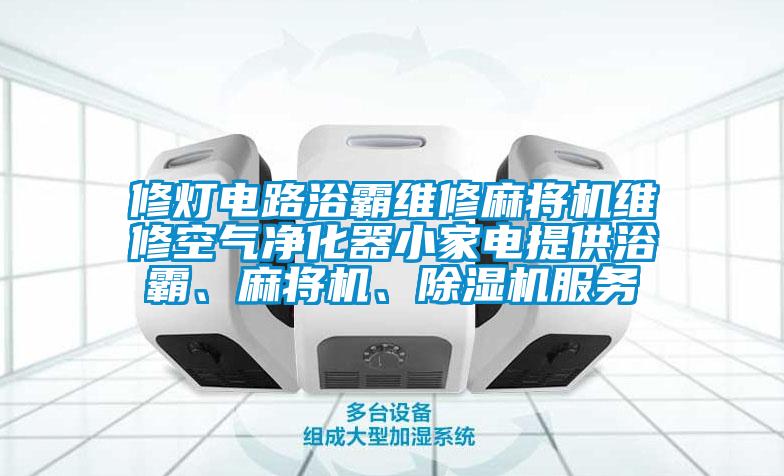 修燈電路浴霸維修麻將機(jī)維修空氣凈化器小家電提供浴霸、麻將機(jī)、除濕機(jī)服務(wù)