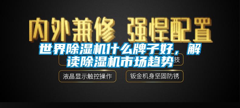 世界除濕機(jī)什么牌子好，解讀除濕機(jī)市場趨勢