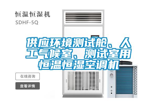 供應(yīng)環(huán)境測試艙、人工氣候室、測試室用恒溫恒濕空調(diào)機(jī)