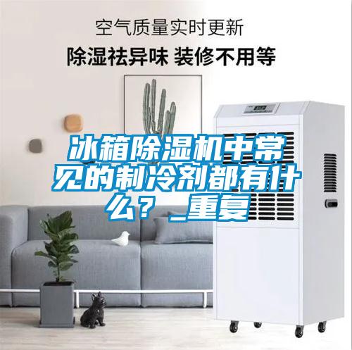 冰箱除濕機中常見的制冷劑都有什么？_重復(fù)