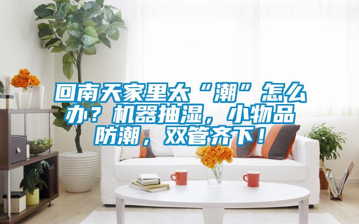 回南天家里太“潮”怎么辦？機(jī)器抽濕，小物品防潮，雙管齊下！