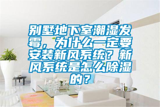 別墅地下室潮濕發(fā)霉，為什么一定要安裝新風(fēng)系統(tǒng)？新風(fēng)系統(tǒng)是怎么除濕的？