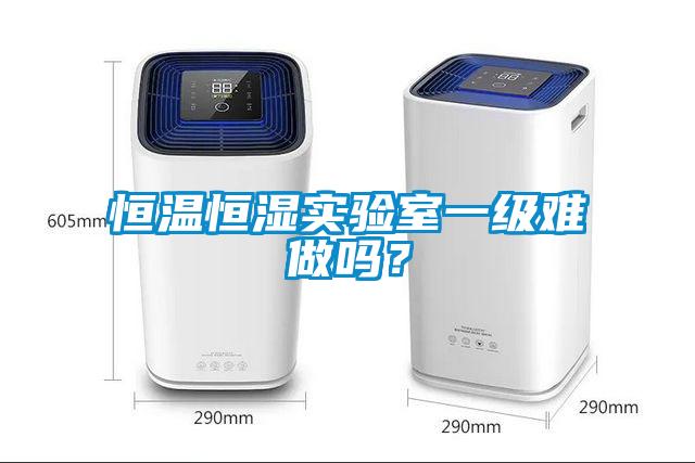 恒溫恒濕實驗室一級難做嗎？