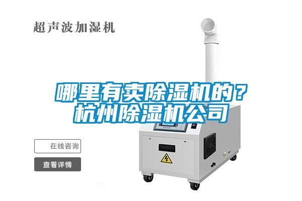 哪里有賣除濕機(jī)的？杭州除濕機(jī)公司