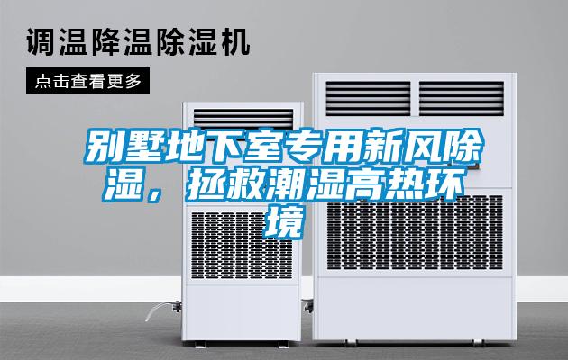 別墅地下室專用新風除濕，拯救潮濕高熱環(huán)境