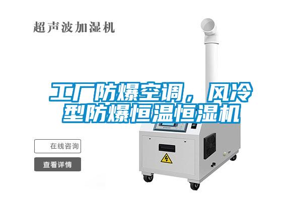工廠防爆空調(diào)，風(fēng)冷型防爆恒溫恒濕機(jī)