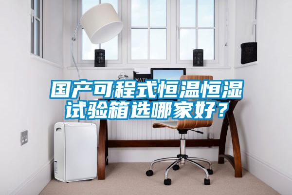 國產(chǎn)可程式恒溫恒濕試驗箱選哪家好？
