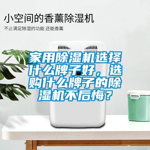 家用除濕機(jī)選擇什么牌子好，選購(gòu)什么牌子的除濕機(jī)不后悔？