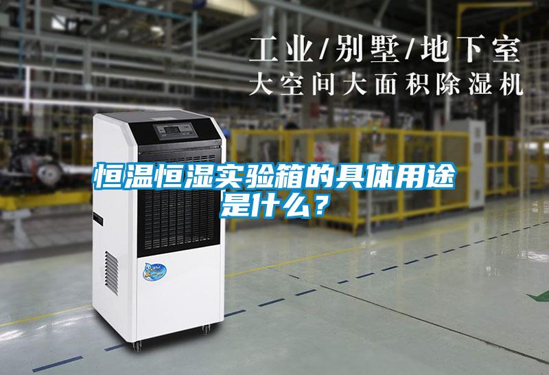 恒溫恒濕實(shí)驗(yàn)箱的具體用途是什么？