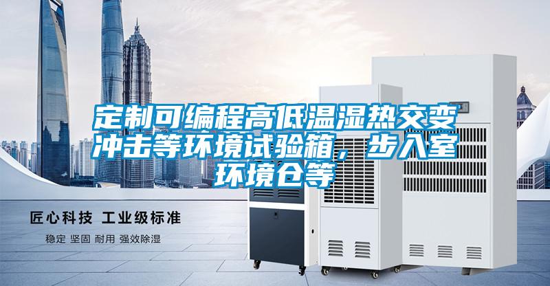 定制可編程高低溫濕熱交變沖擊等環(huán)境試驗(yàn)箱，步入室環(huán)境倉(cāng)等