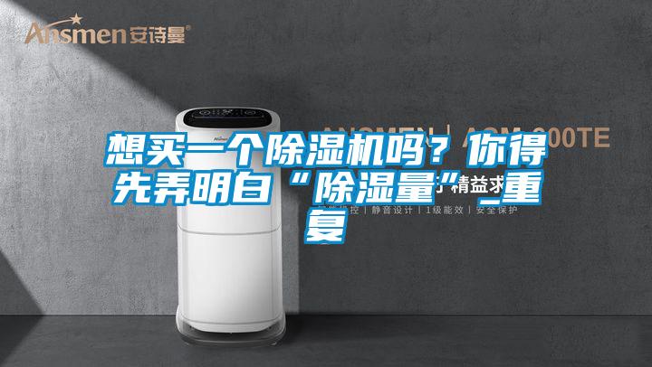 想買一個除濕機嗎？你得先弄明白“除濕量”_重復(fù)