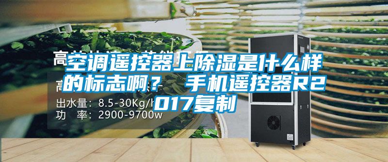 空調(diào)遙控器上除濕是什么樣的標志??？ 手機遙控器R2017復制