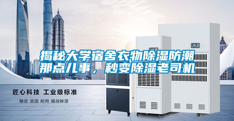 揭秘大學(xué)宿舍衣物除濕防潮那點兒事，秒變除濕老司機