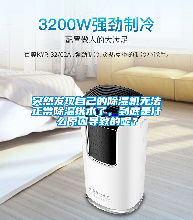 突然發(fā)現(xiàn)自己的除濕機無法正常除濕排水了，到底是什么原因?qū)е碌哪兀?/></p>
<p style=