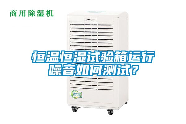 恒溫恒濕試驗(yàn)箱運(yùn)行噪音如何測試？