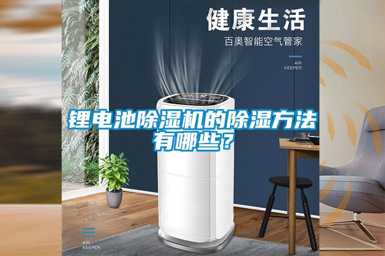 鋰電池除濕機(jī)的除濕方法有哪些？
