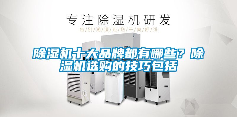 除濕機十大品牌都有哪些？除濕機選購的技巧包括