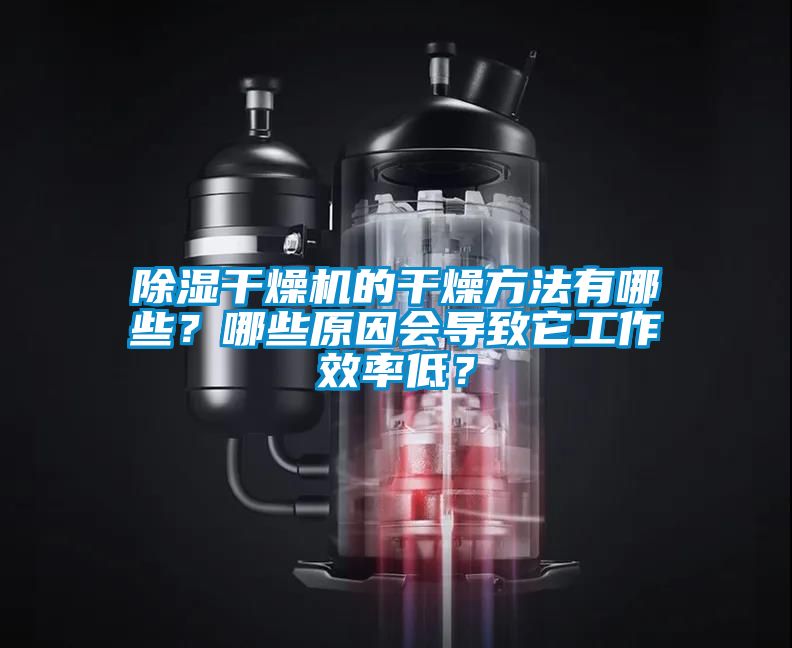 除濕干燥機(jī)的干燥方法有哪些？哪些原因會(huì)導(dǎo)致它工作效率低？