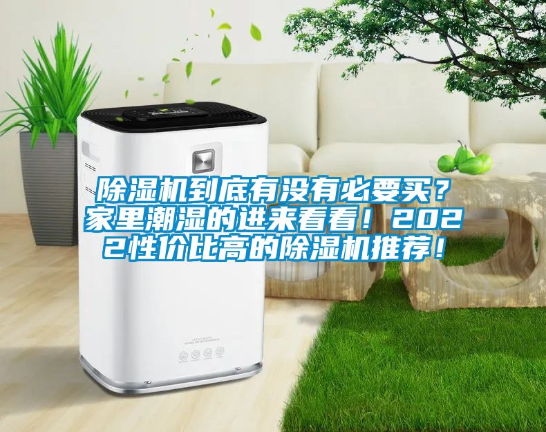 除濕機到底有沒有必要買？家里潮濕的進來看看！2022性價比高的除濕機推薦！