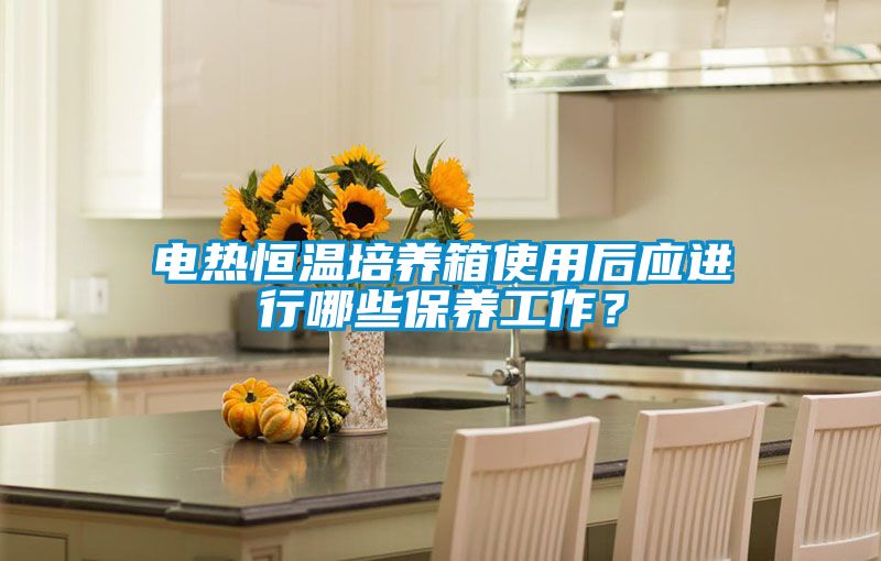 電熱恒溫培養(yǎng)箱使用后應(yīng)進(jìn)行哪些保養(yǎng)工作？