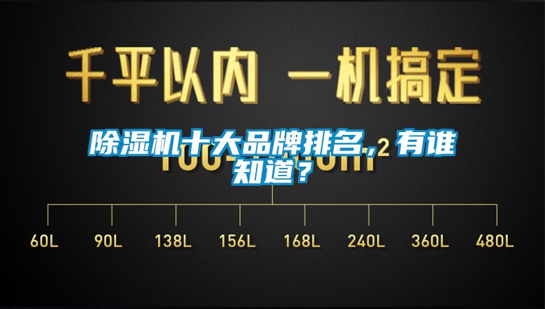 除濕機(jī)十大品牌排名，有誰知道？