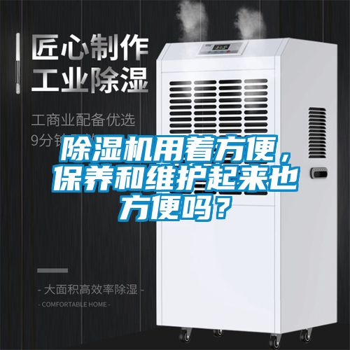 除濕機(jī)用著方便，保養(yǎng)和維護(hù)起來也方便嗎？