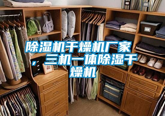 除濕機干燥機廠家 ，三機一體除濕干燥機