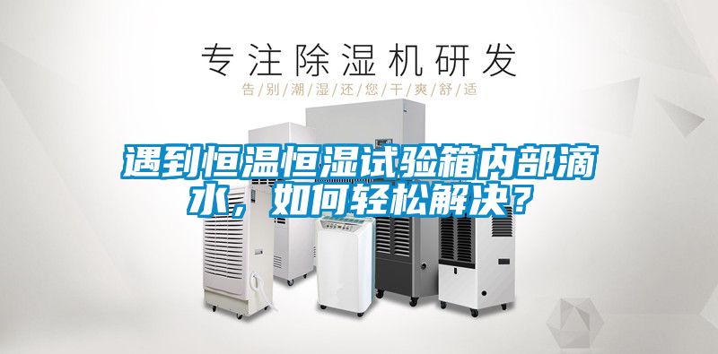 遇到恒溫恒濕試驗(yàn)箱內(nèi)部滴水，如何輕松解決？